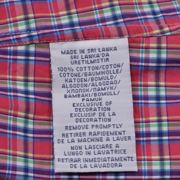 Ralph Lauren Plaid Long Sleeve Shirt in Multicolor Cotton - Picture 6 of 6